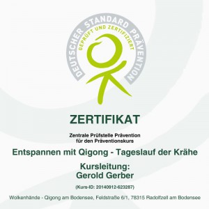 ZPP - Zertifikat Krähe 2015-18 Quadrat